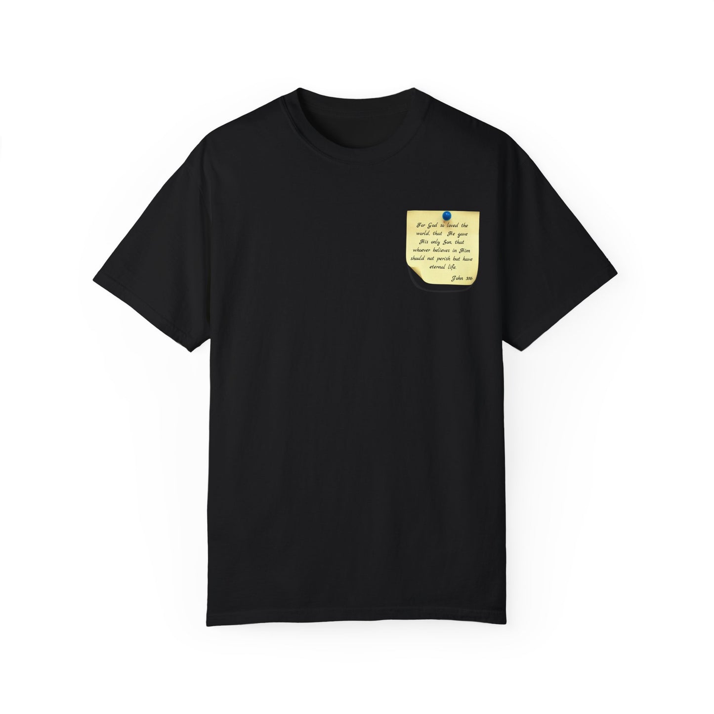 Sticky Note Inspired T-Shirt John 3:16 Unisex Tee