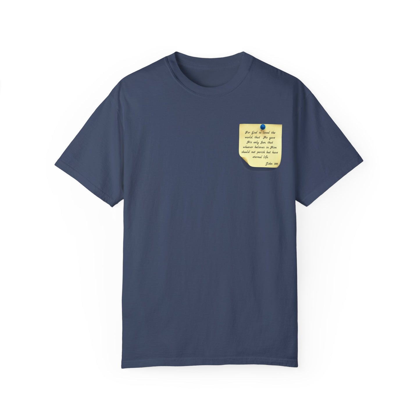 Sticky Note Inspired T-Shirt John 3:16 Unisex Tee