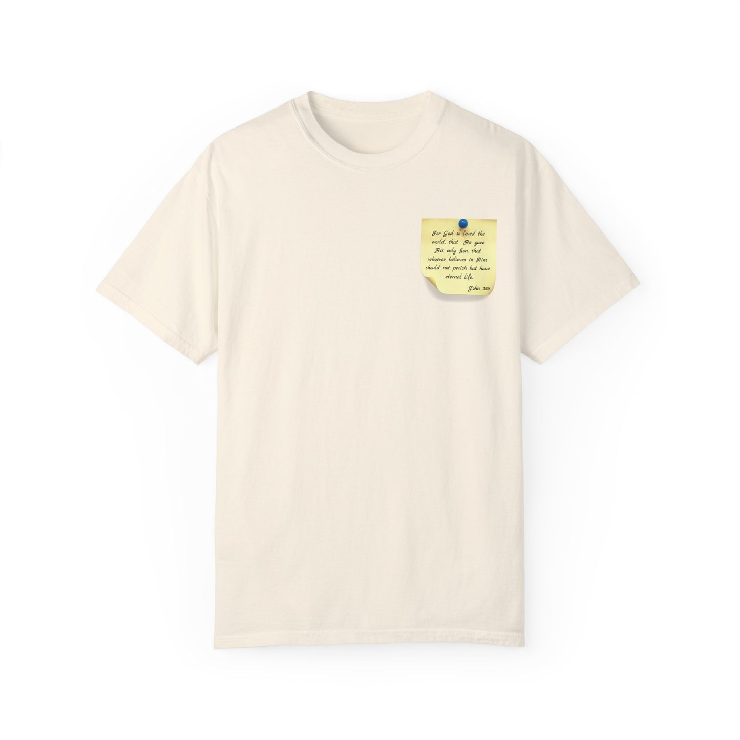 Sticky Note Inspired T-Shirt John 3:16 Unisex Tee