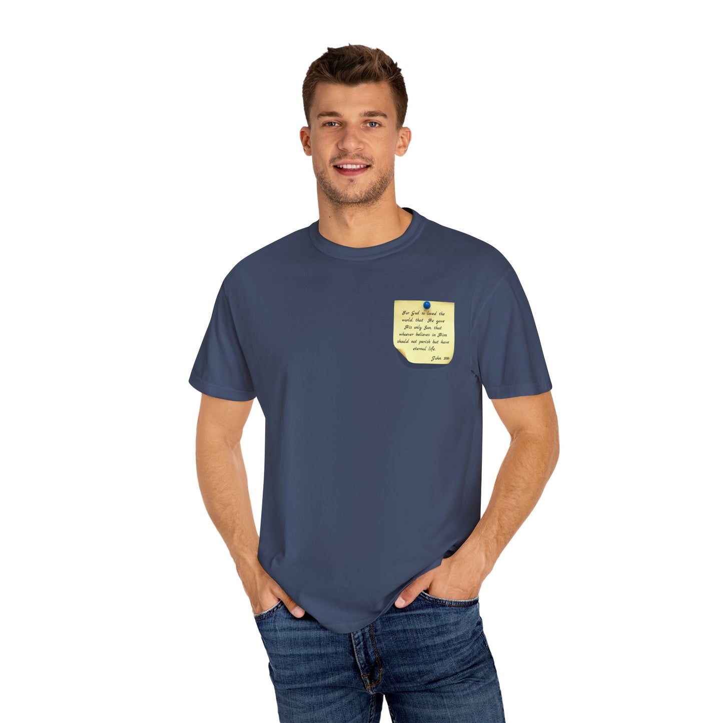 Sticky Note Inspired T-Shirt John 3:16 Unisex Tee