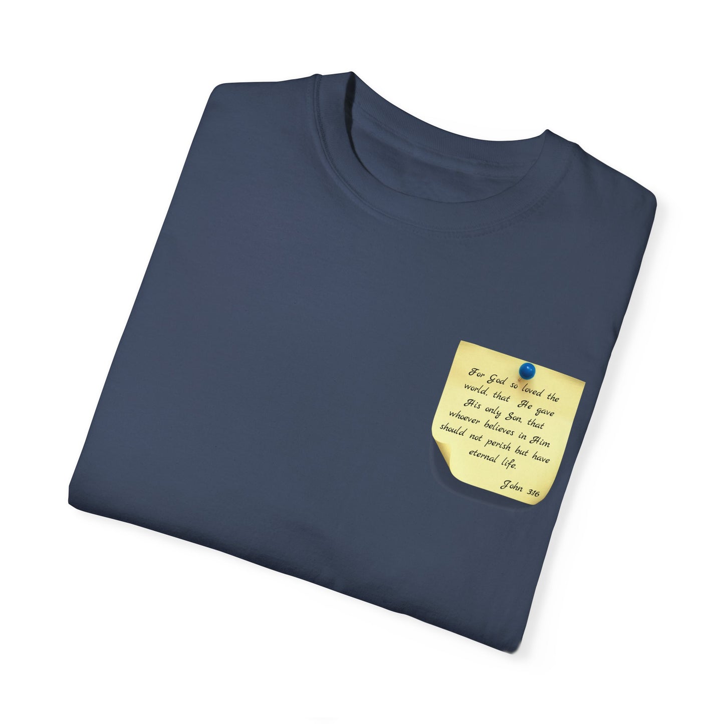 Sticky Note Inspired T-Shirt John 3:16 Unisex Tee
