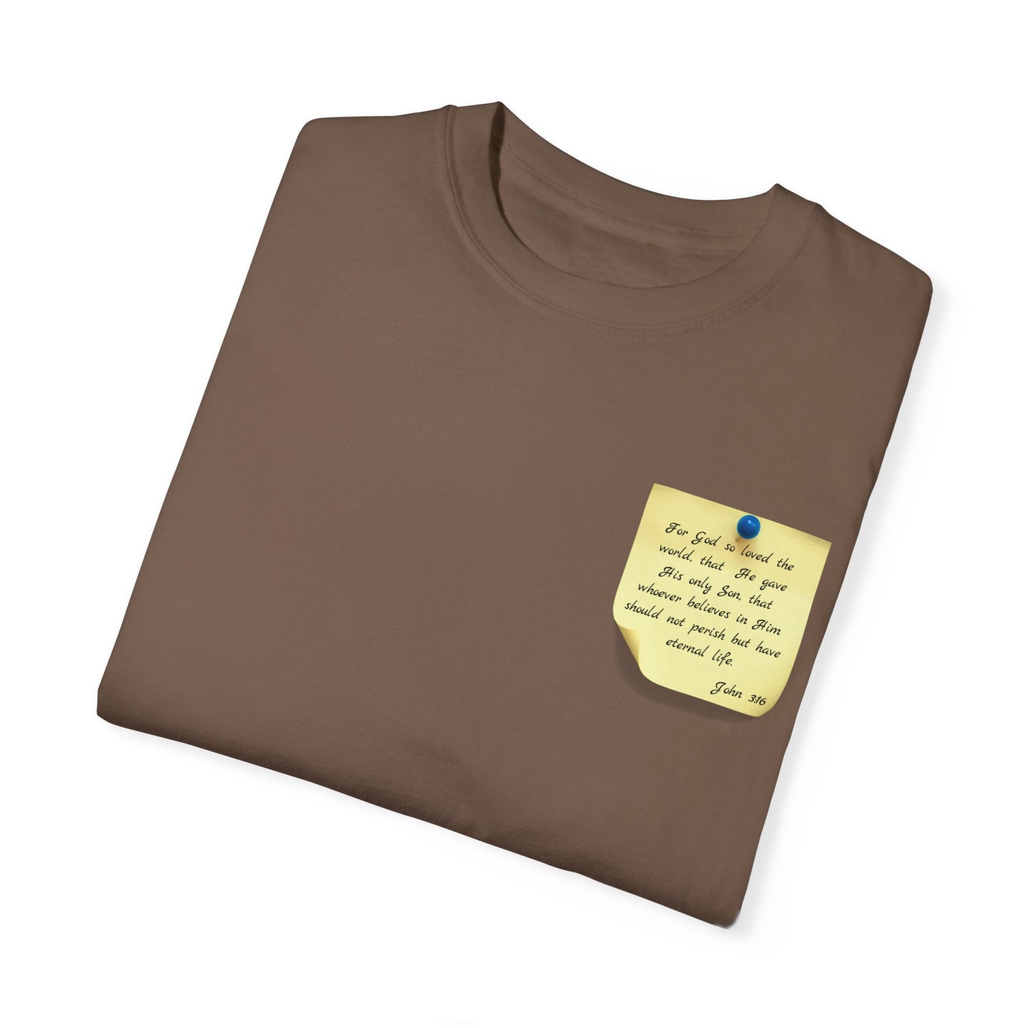 Sticky Note Inspired T-Shirt John 3:16 Unisex Tee