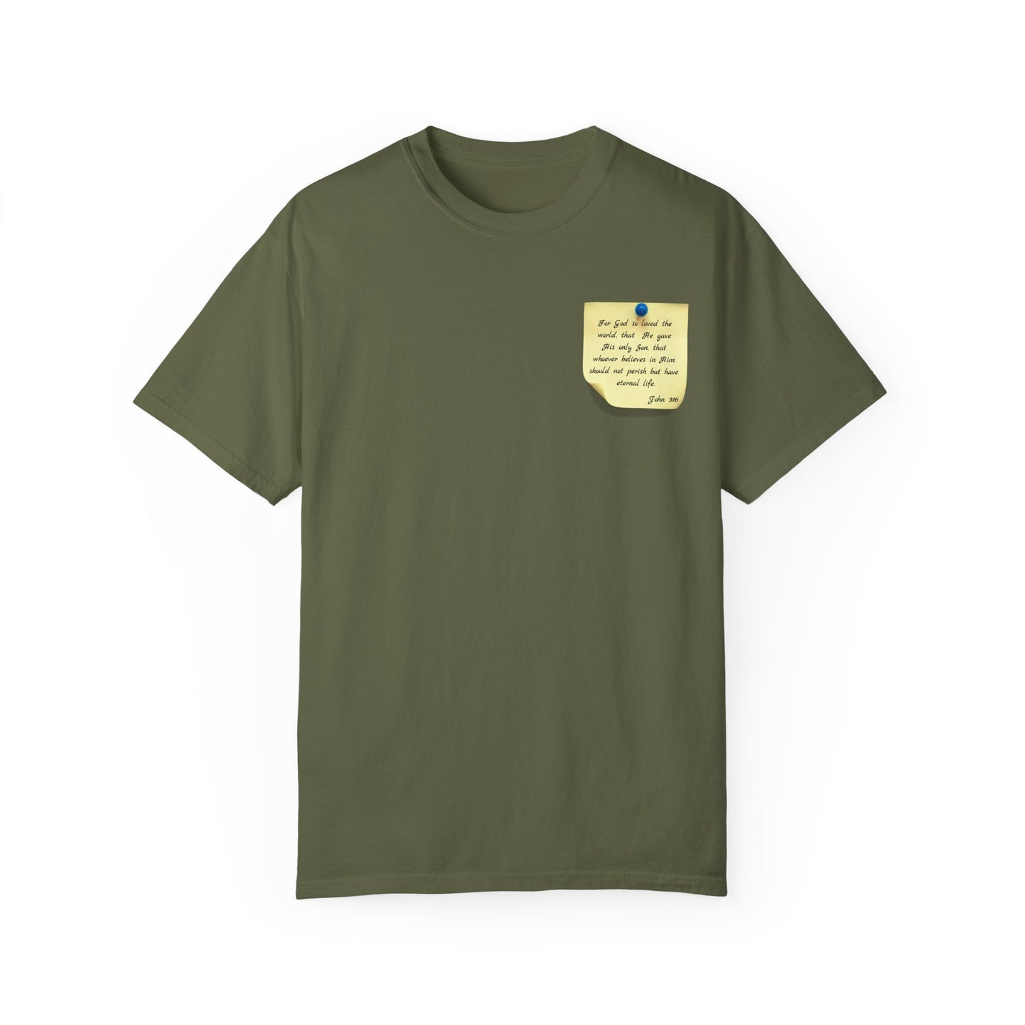 Sticky Note Inspired T-Shirt John 3:16 Unisex Tee