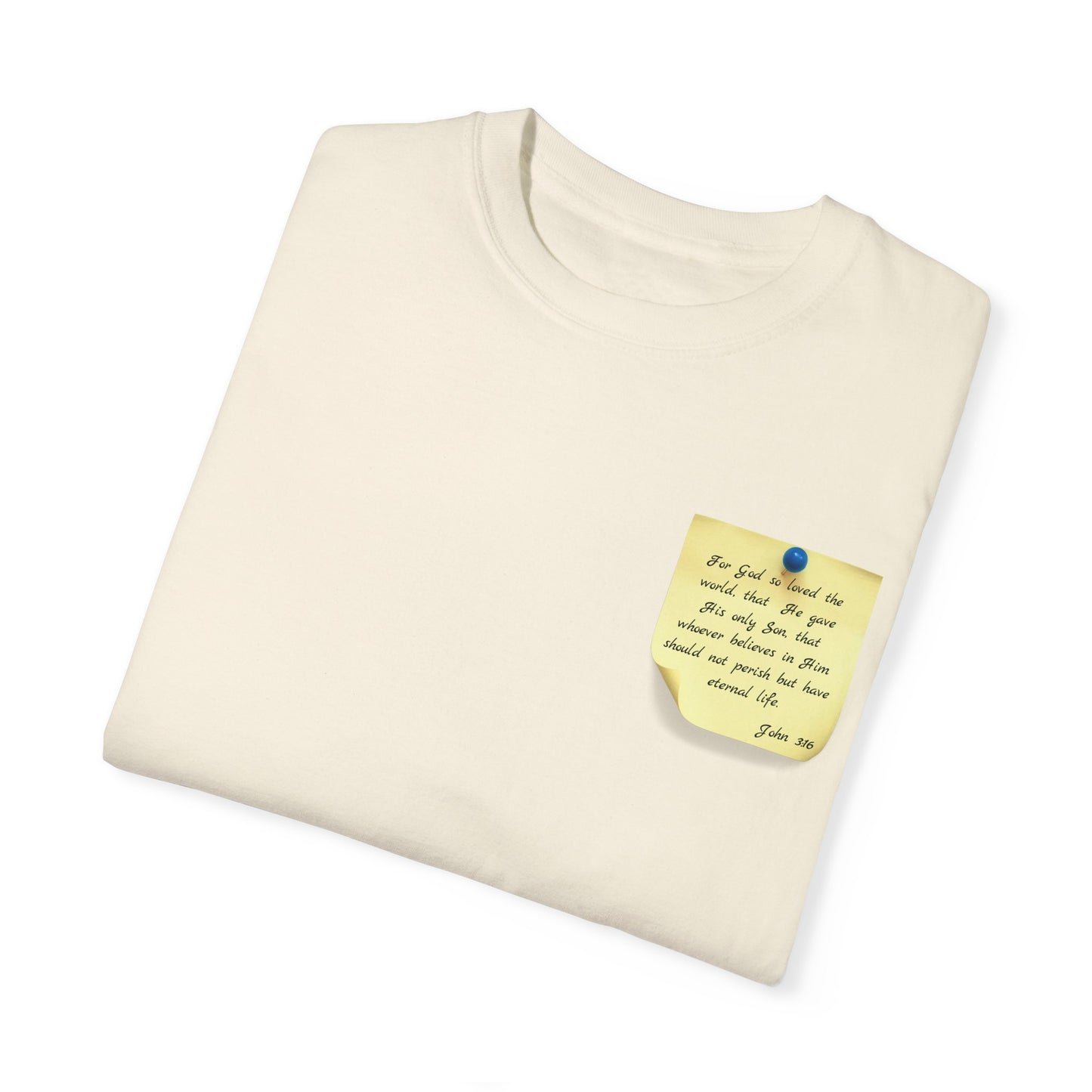 Sticky Note Inspired T-Shirt John 3:16 Unisex Tee