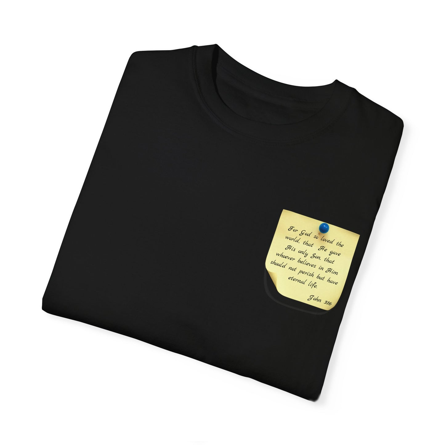 Sticky Note Inspired T-Shirt John 3:16 Unisex Tee