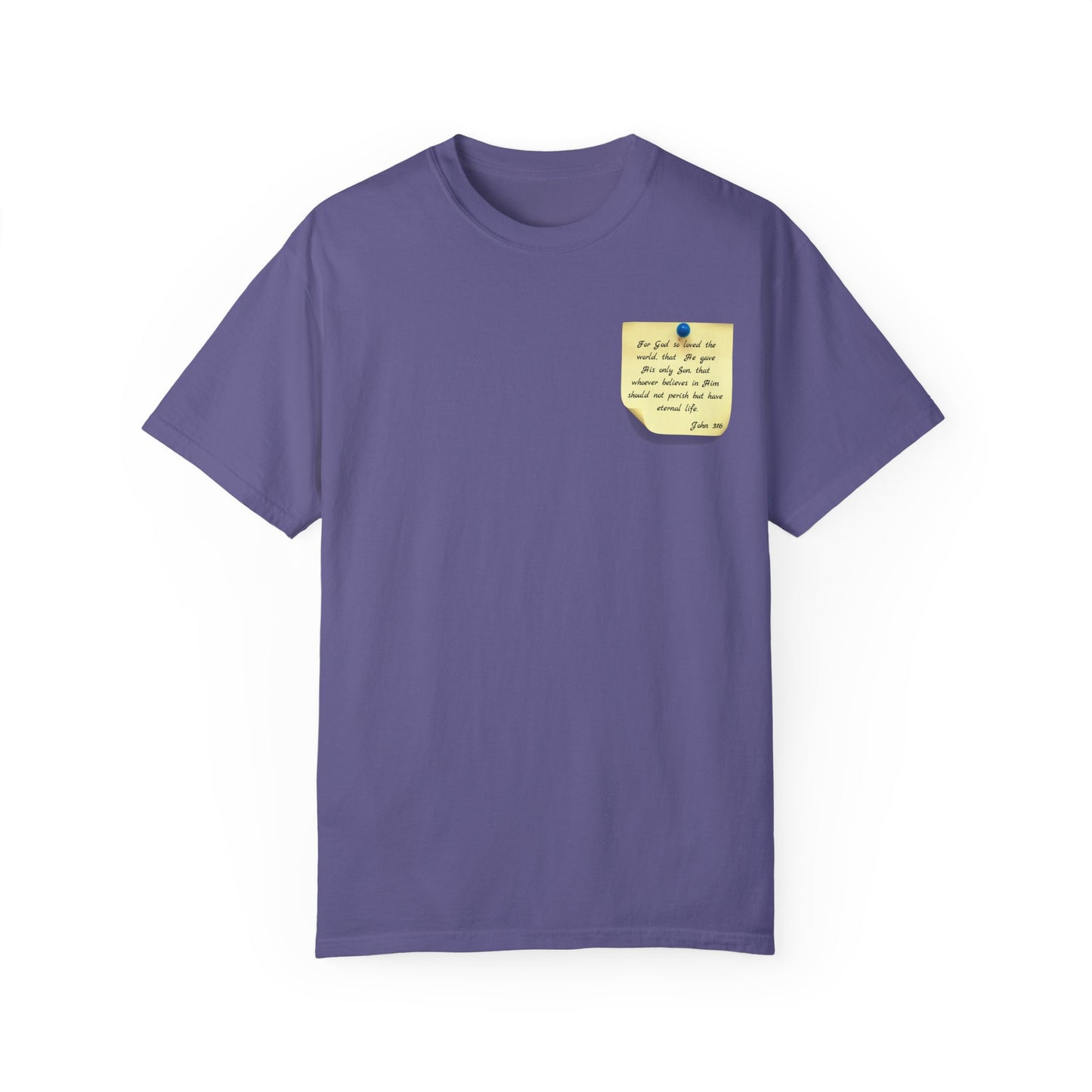 Sticky Note Inspired T-Shirt John 3:16 Unisex Tee
