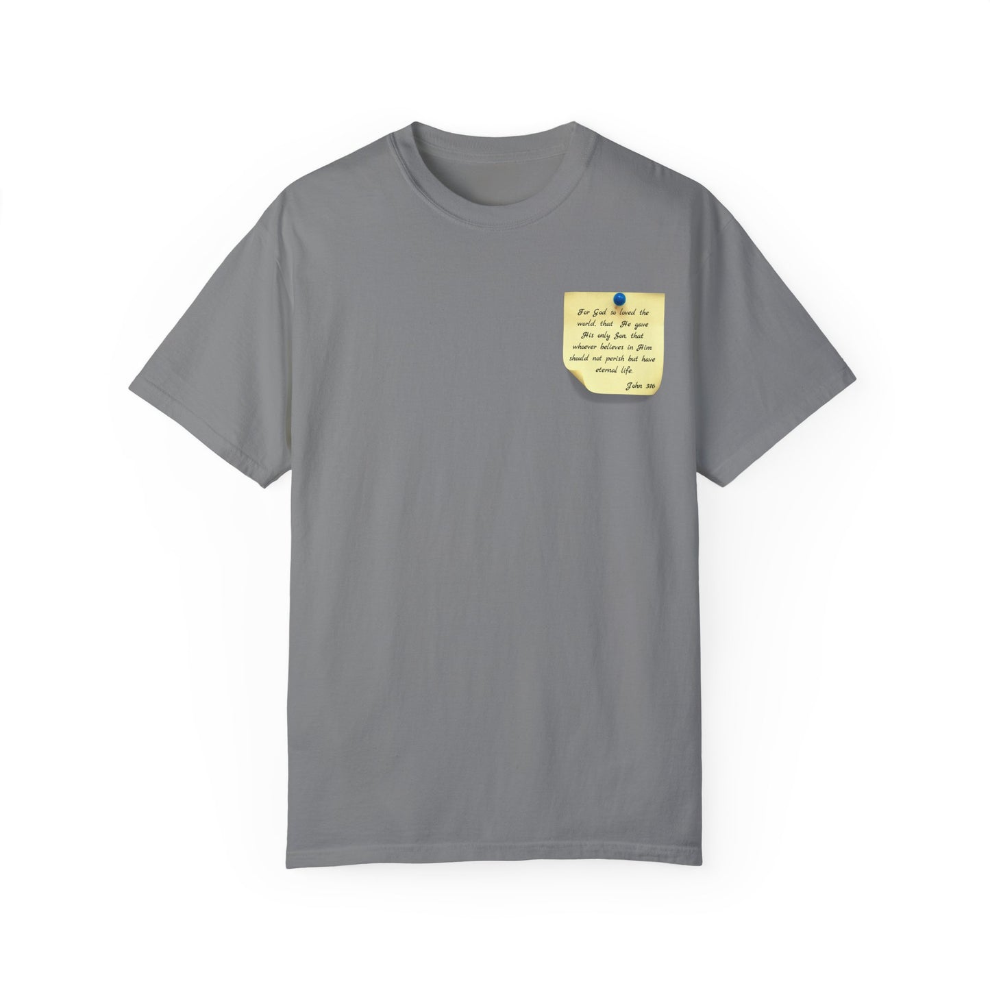 Sticky Note Inspired T-Shirt John 3:16 Unisex Tee