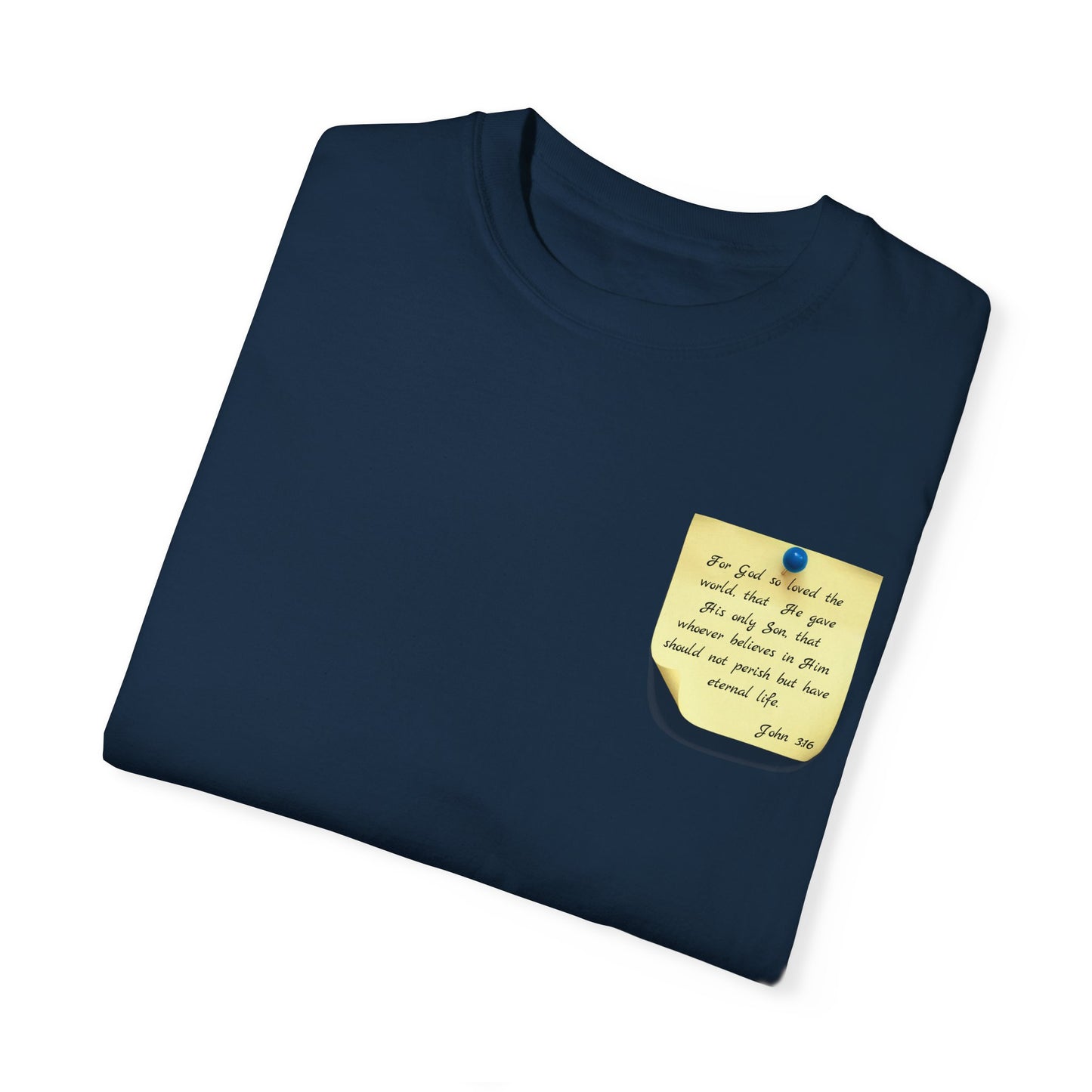 Sticky Note Inspired T-Shirt John 3:16 Unisex Tee