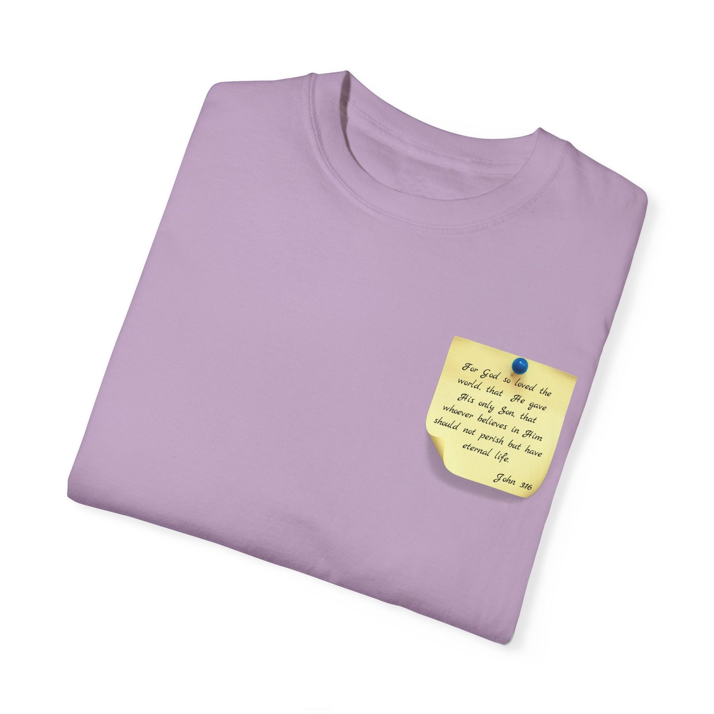 Sticky Note Inspired T-Shirt John 3:16 Unisex Tee
