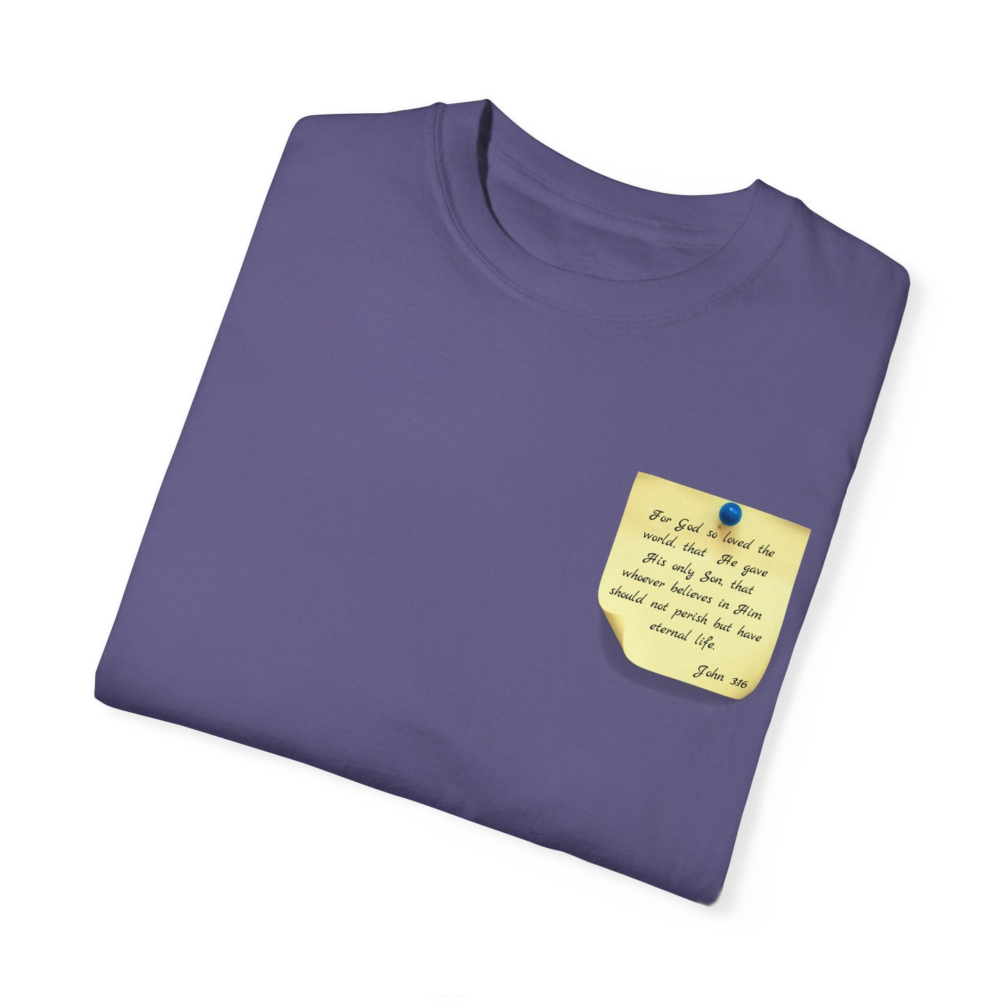 Sticky Note Inspired T-Shirt John 3:16 Unisex Tee