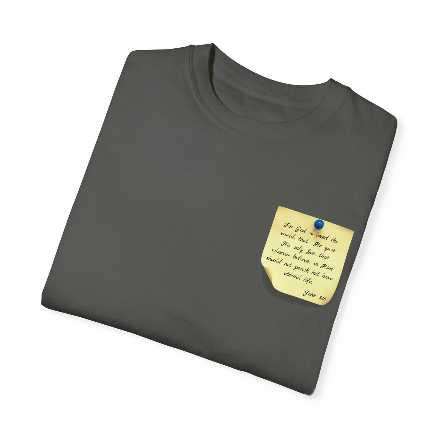 Sticky Note Inspired T-Shirt John 3:16 Unisex Tee