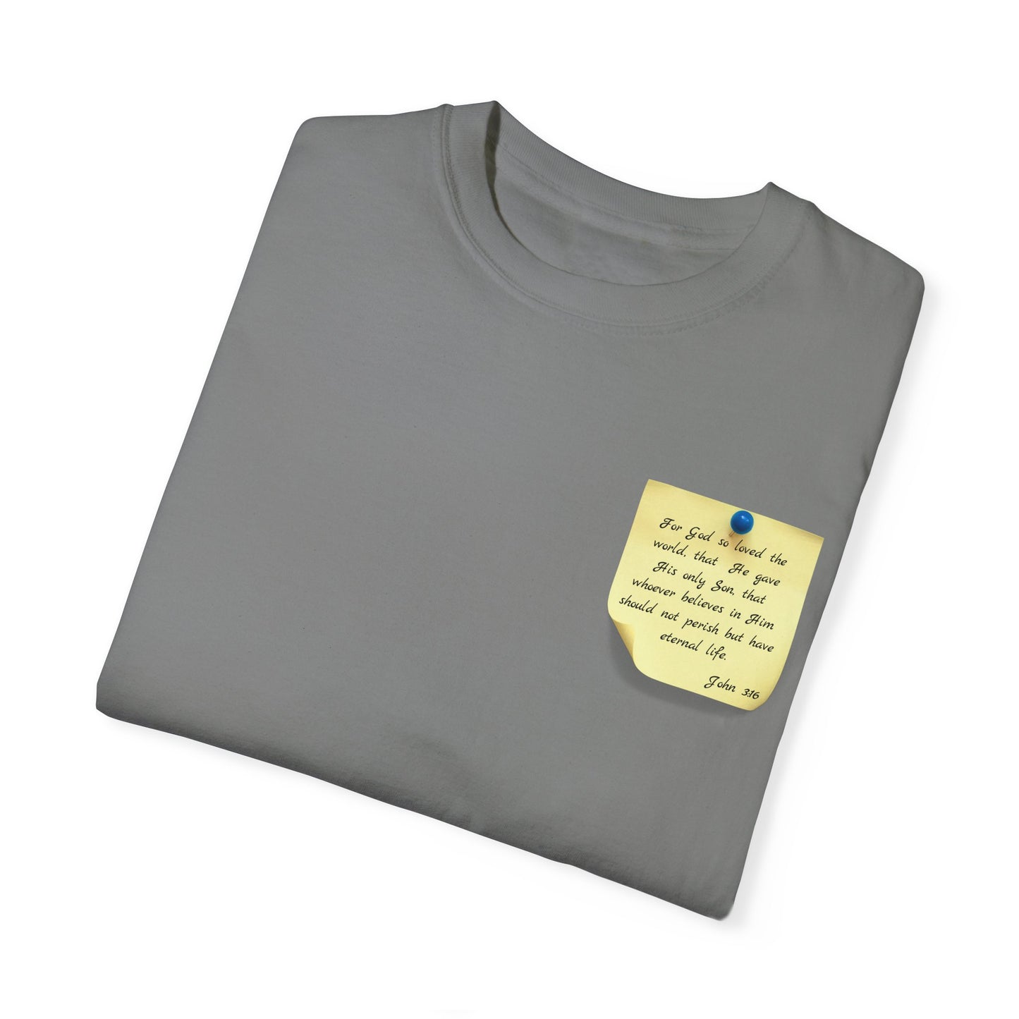 Sticky Note Inspired T-Shirt John 3:16 Unisex Tee