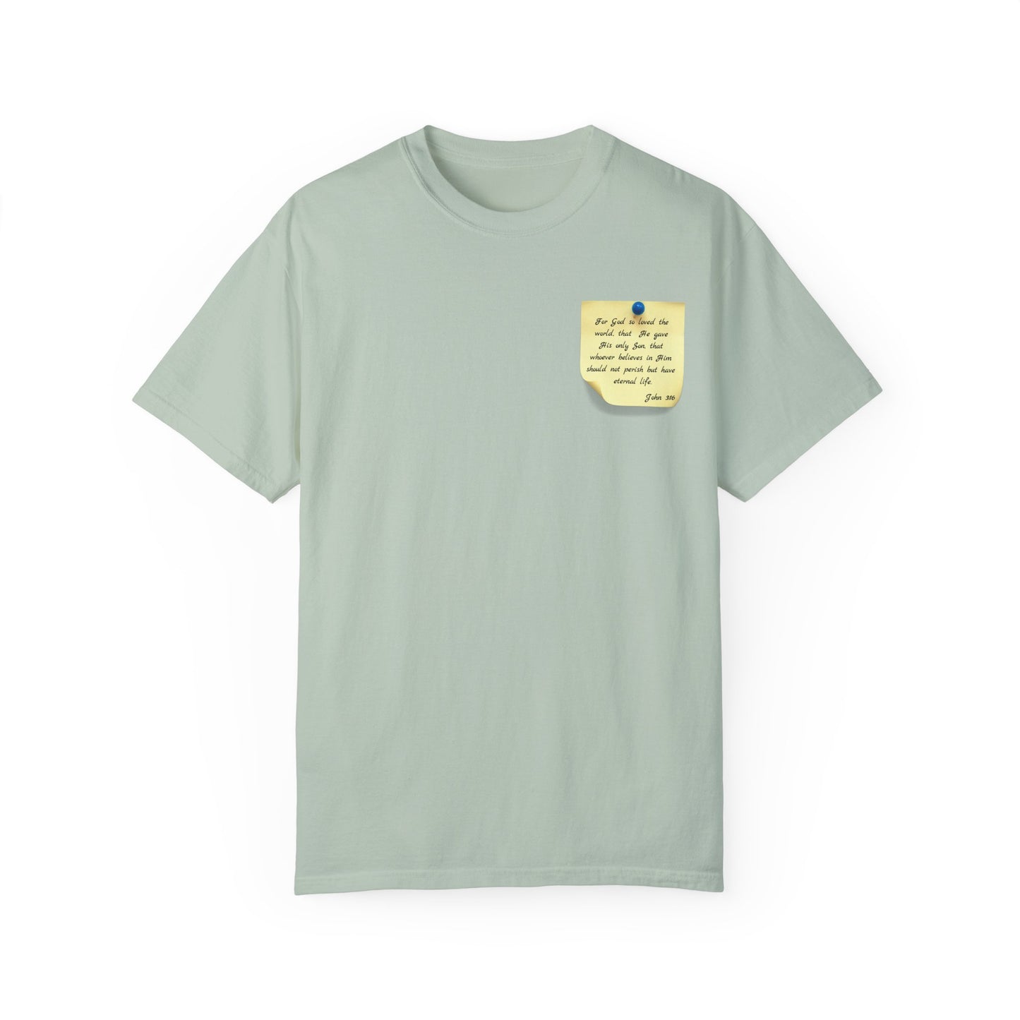 Sticky Note Inspired T-Shirt John 3:16 Unisex Tee