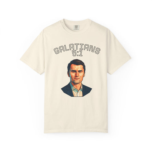 T-shirt with Charlie Kirk's Inspiration on Freedom Quote