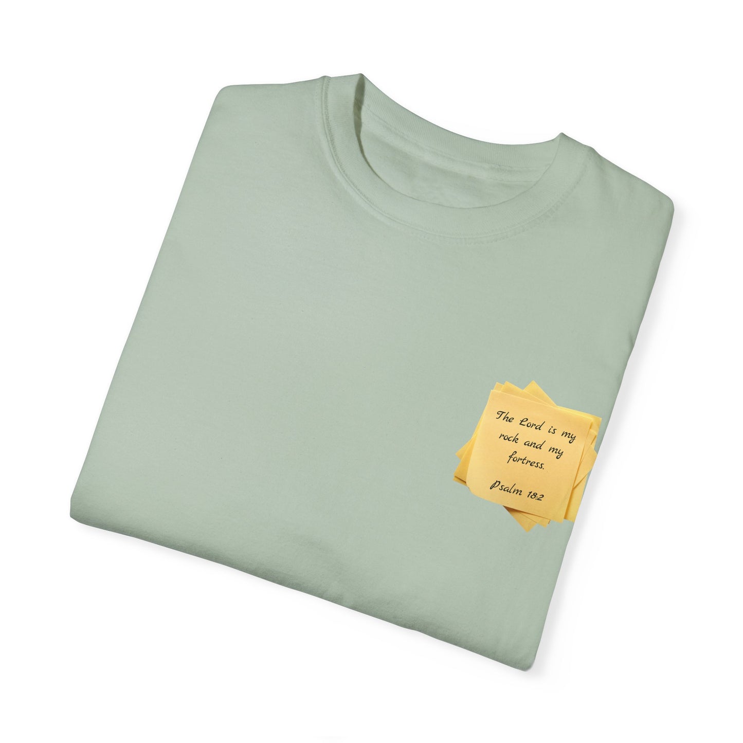 Sticky Note Inspired T-Shirt Psalm 18:2 Unisex Tee