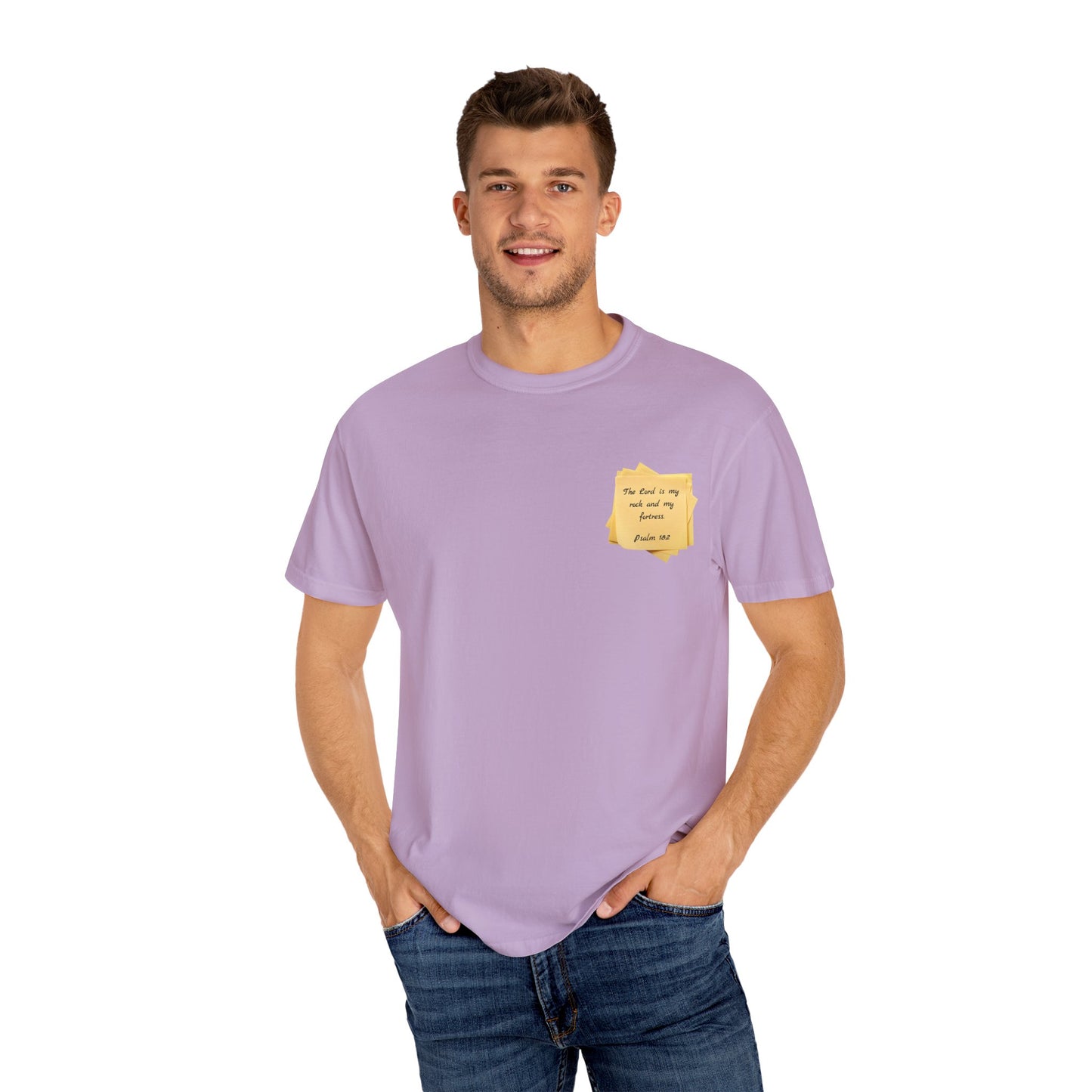 Sticky Note Inspired T-Shirt Psalm 18:2 Unisex Tee