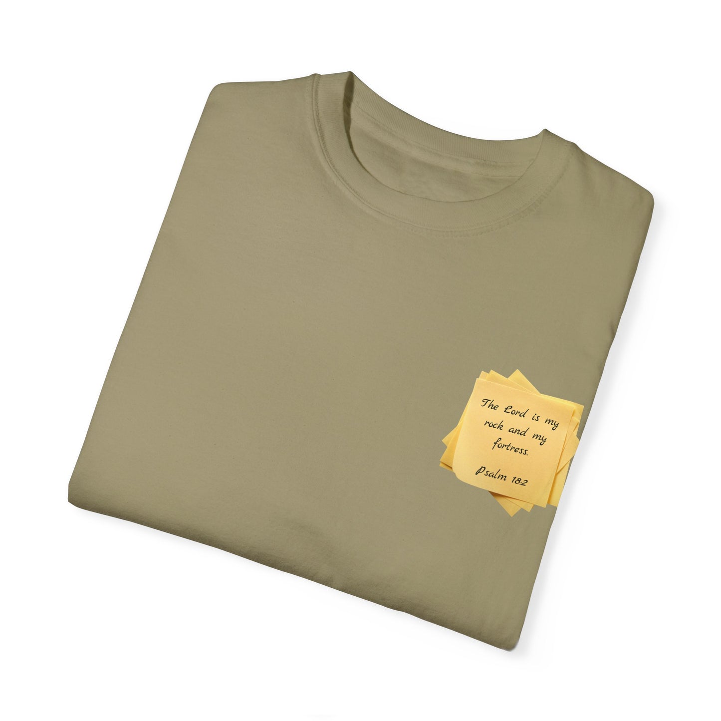 Sticky Note Inspired T-Shirt Psalm 18:2 Unisex Tee