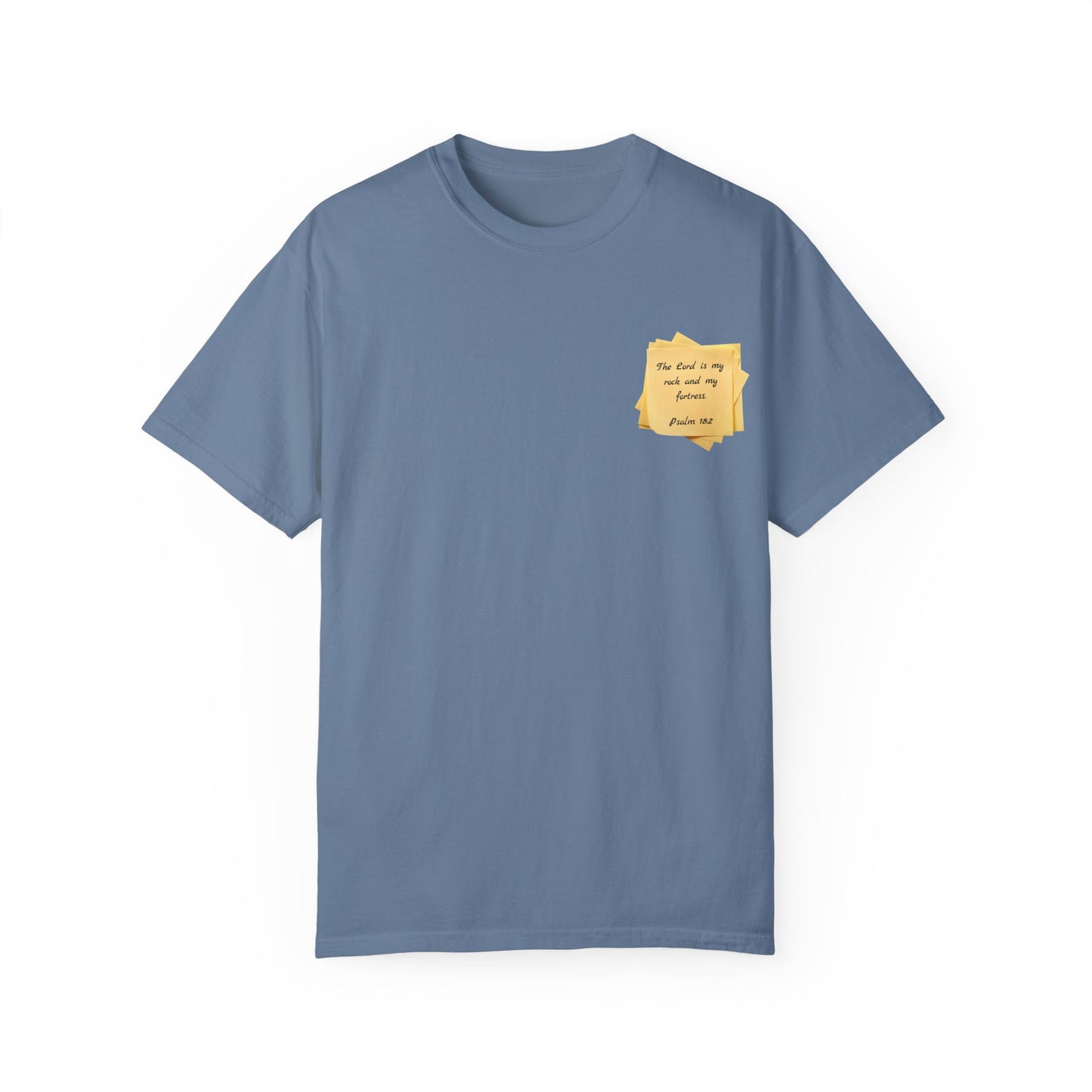 Sticky Note Inspired T-Shirt Psalm 18:2 Unisex Tee