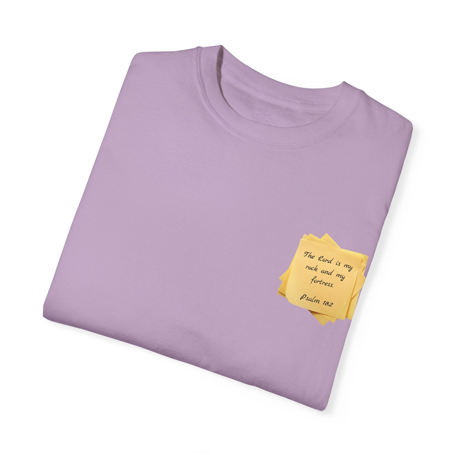 Sticky Note Inspired T-Shirt Psalm 18:2 Unisex Tee