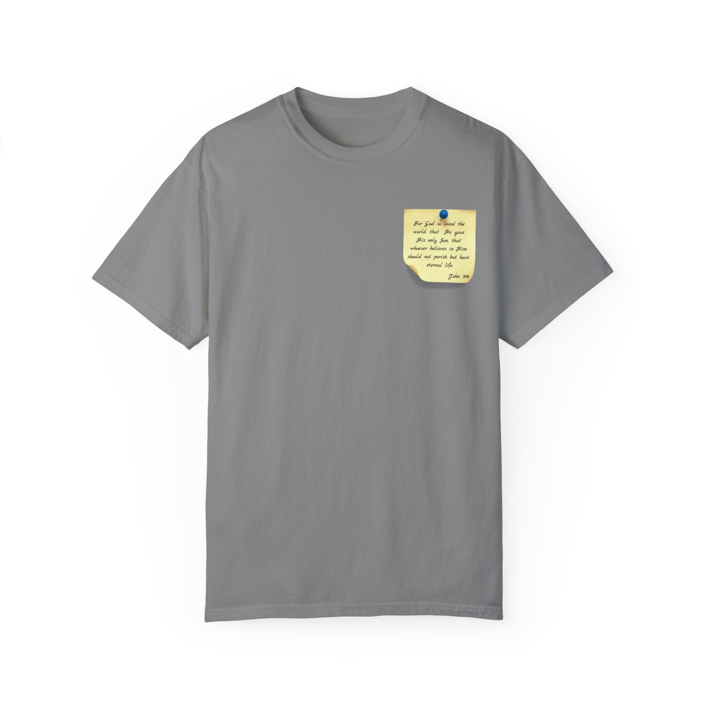 Sticky Note Inspired T-Shirt John 3:16 Unisex Tee