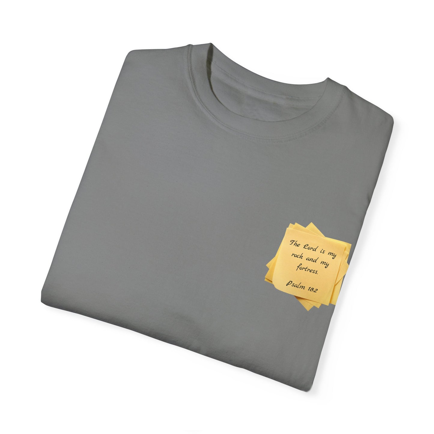 Sticky Note Inspired T-Shirt Psalm 18:2 Unisex Tee