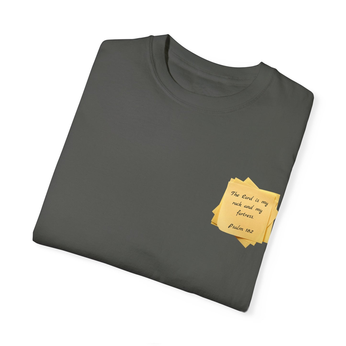 Sticky Note Inspired T-Shirt Psalm 18:2 Unisex Tee