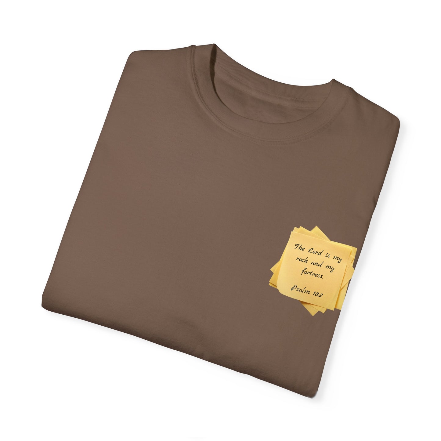 Sticky Note Inspired T-Shirt Psalm 18:2 Unisex Tee