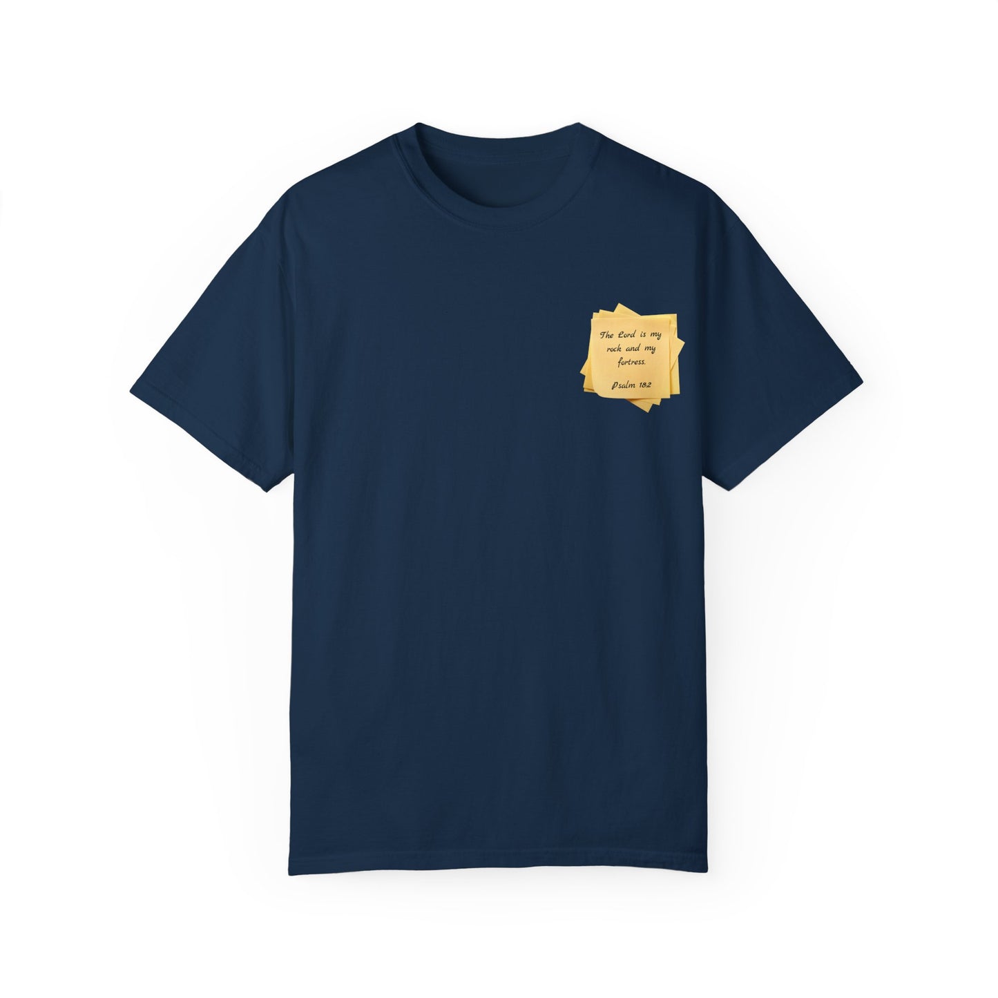 Sticky Note Inspired T-Shirt Psalm 18:2 Unisex Tee