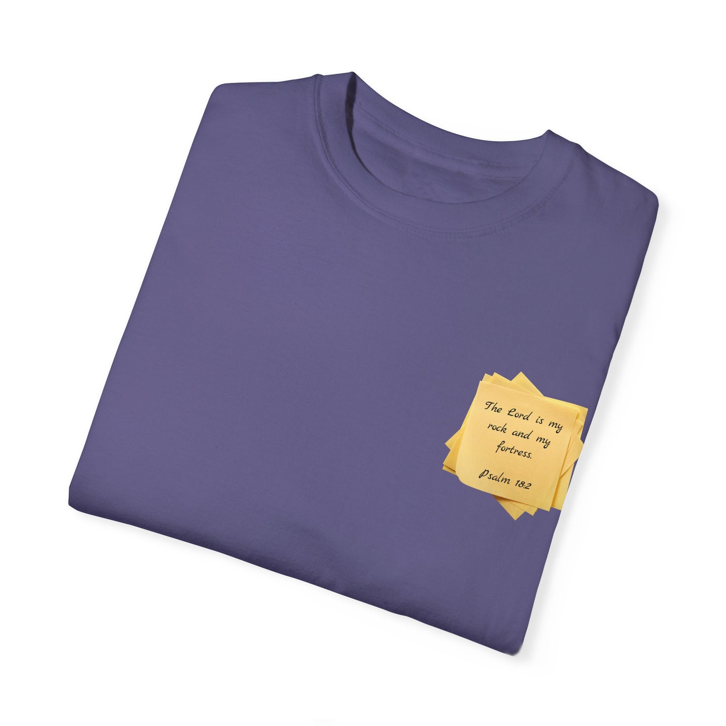 Sticky Note Inspired T-Shirt Psalm 18:2 Unisex Tee
