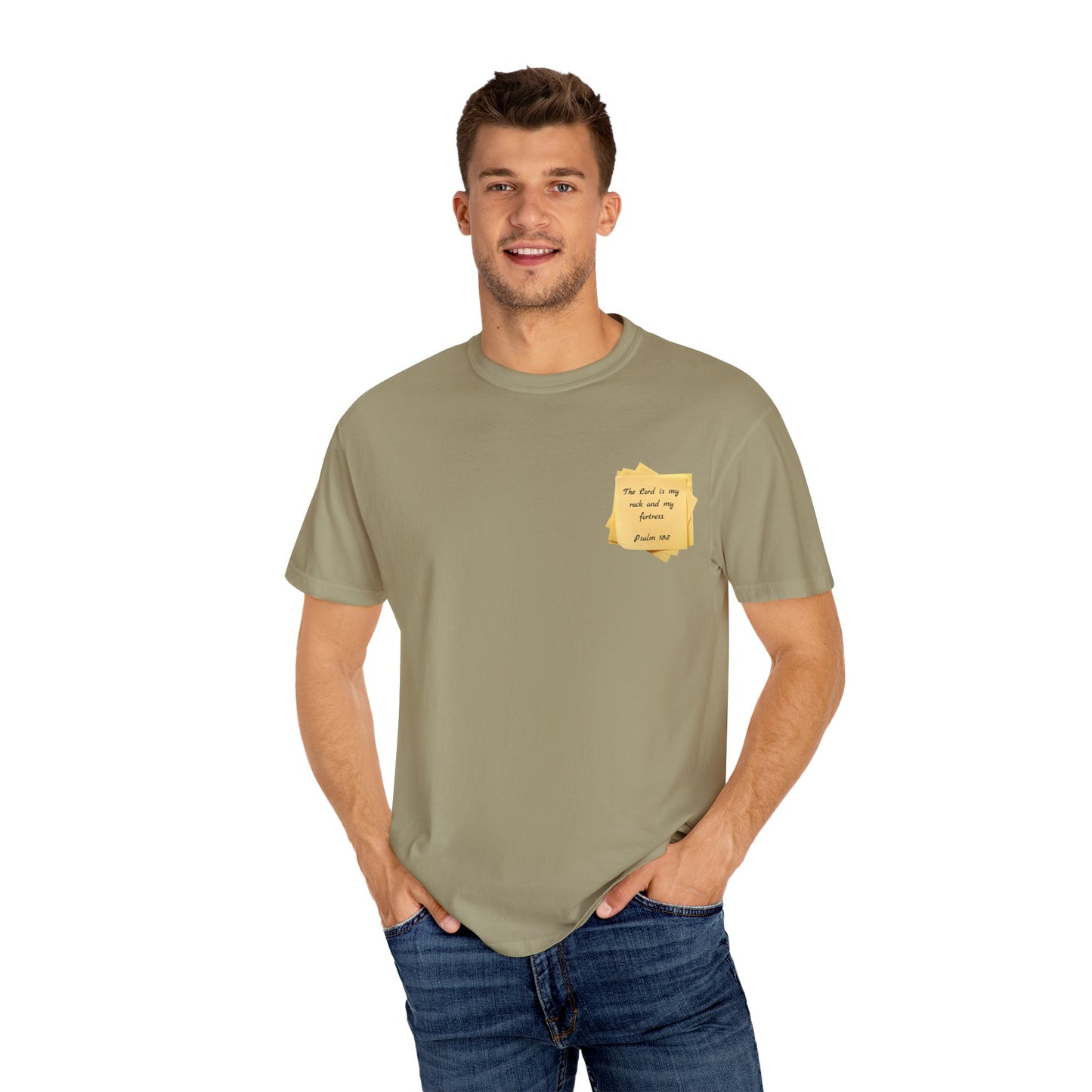 Sticky Note Inspired T-Shirt Psalm 18:2 Unisex Tee