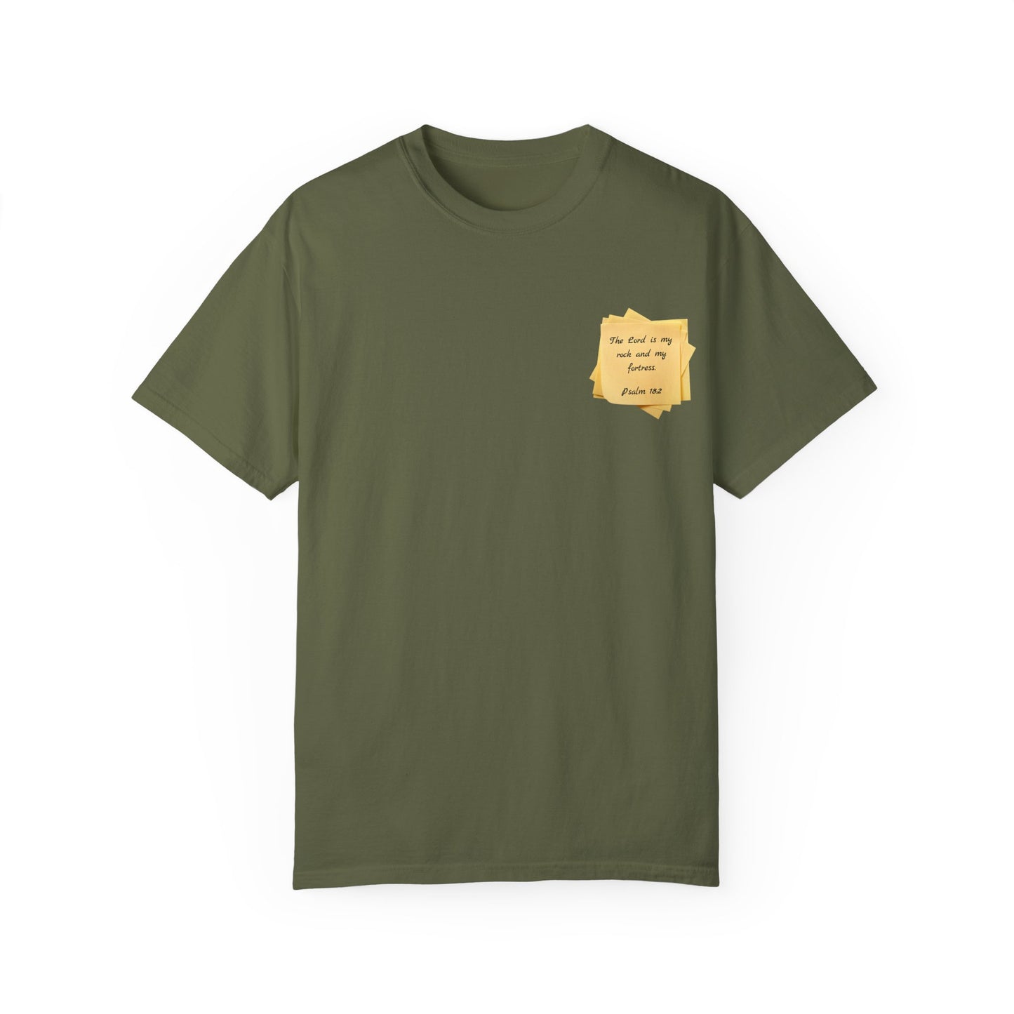 Sticky Note Inspired T-Shirt Psalm 18:2 Unisex Tee