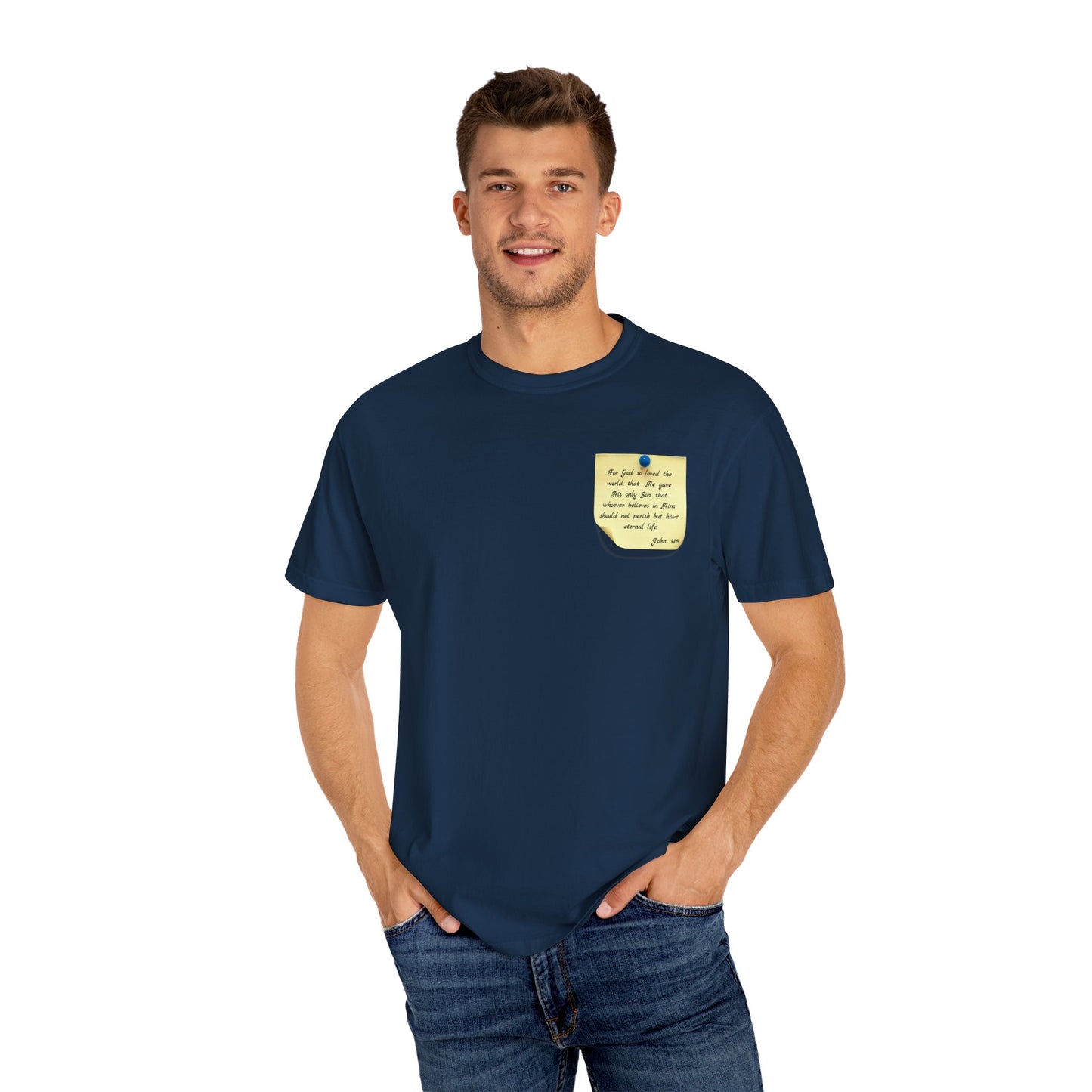 Sticky Note Inspired T-Shirt John 3:16 Unisex Tee