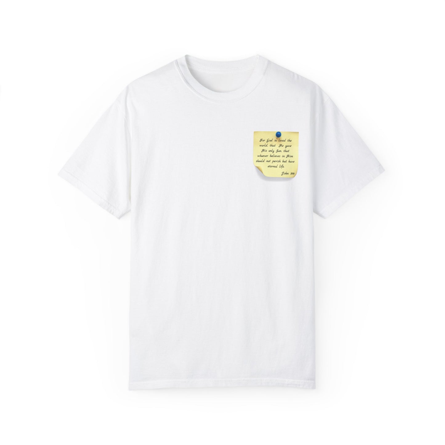 Sticky Note Inspired T-Shirt John 3:16 Unisex Tee