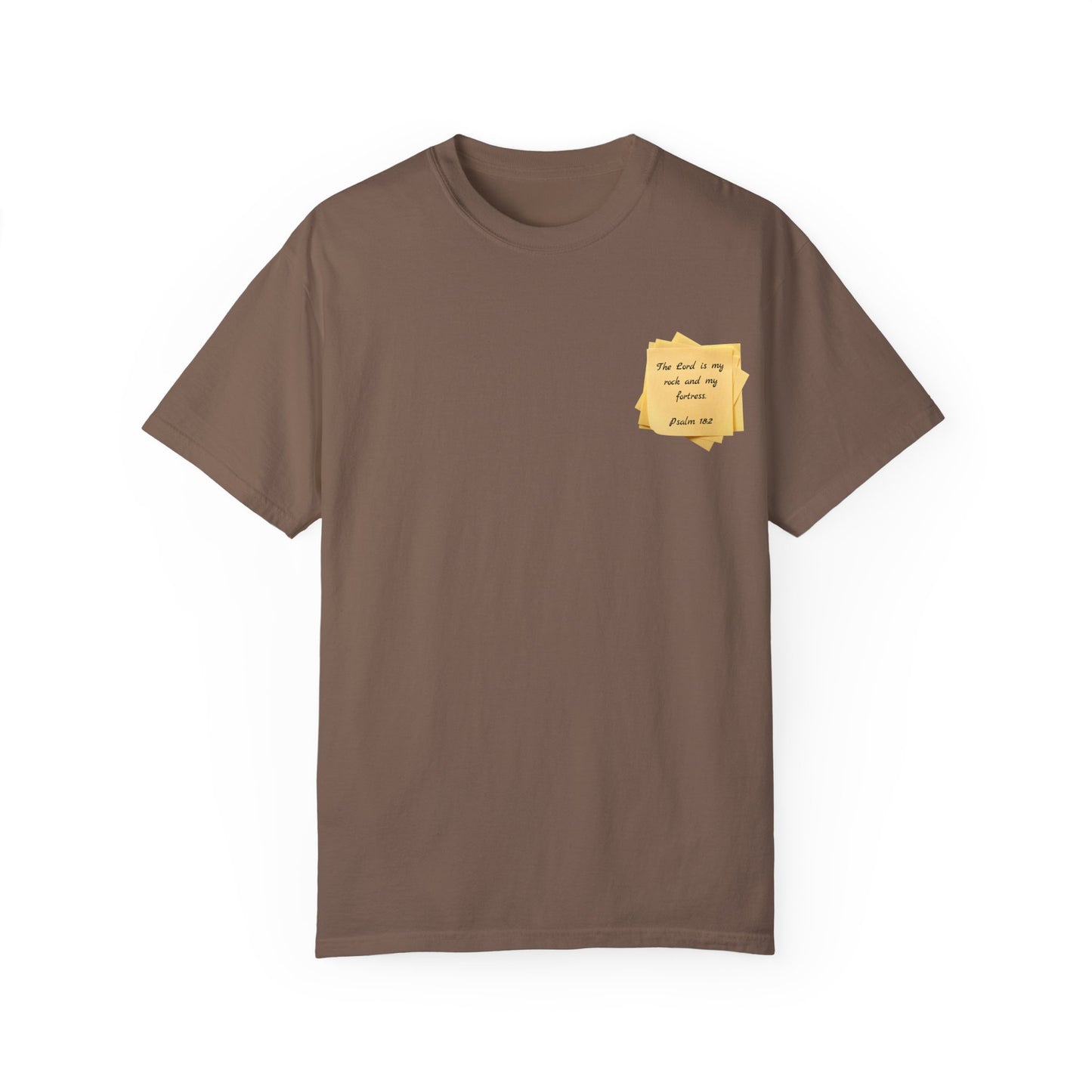 Sticky Note Inspired T-Shirt Psalm 18:2 Unisex Tee
