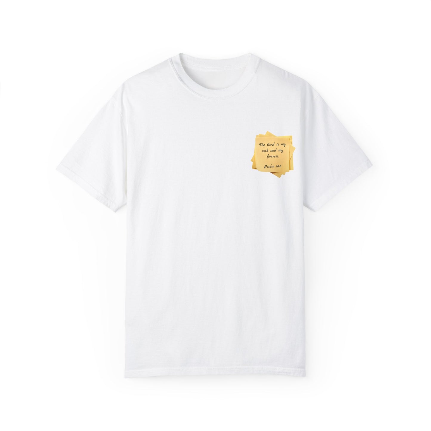 Sticky Note Inspired T-Shirt Psalm 18:2 Unisex Tee