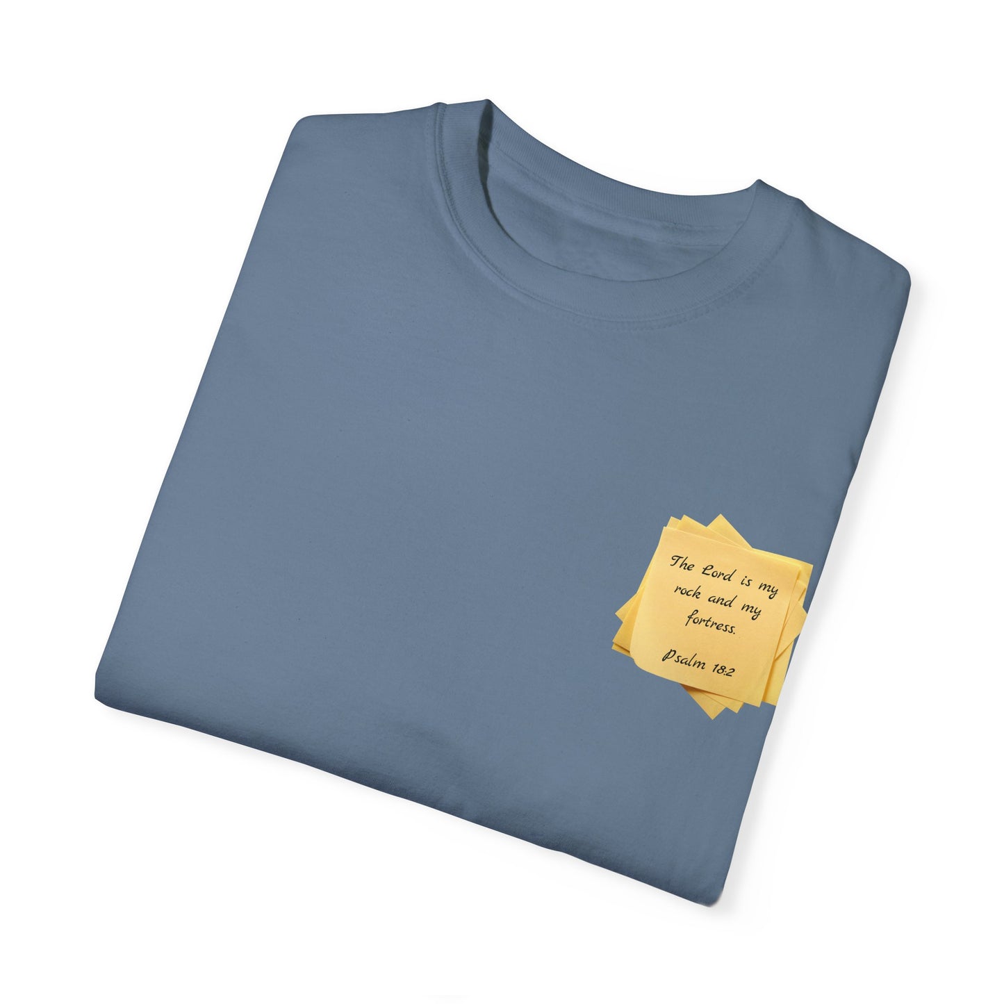 Sticky Note Inspired T-Shirt Psalm 18:2 Unisex Tee