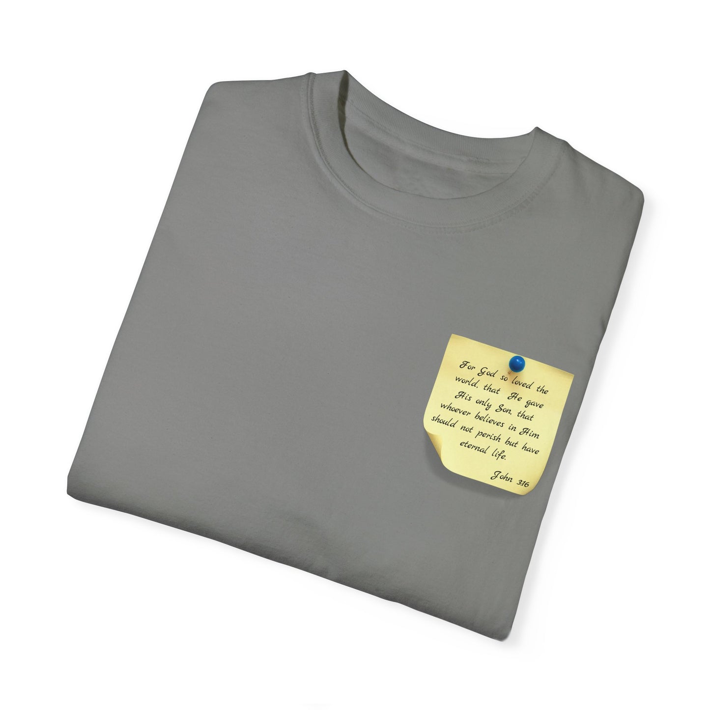Sticky Note Inspired T-Shirt John 3:16 Unisex Tee