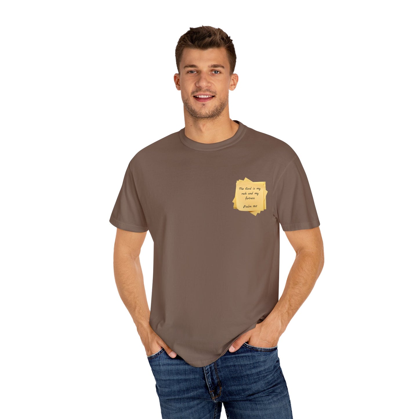 Sticky Note Inspired T-Shirt Psalm 18:2 Unisex Tee