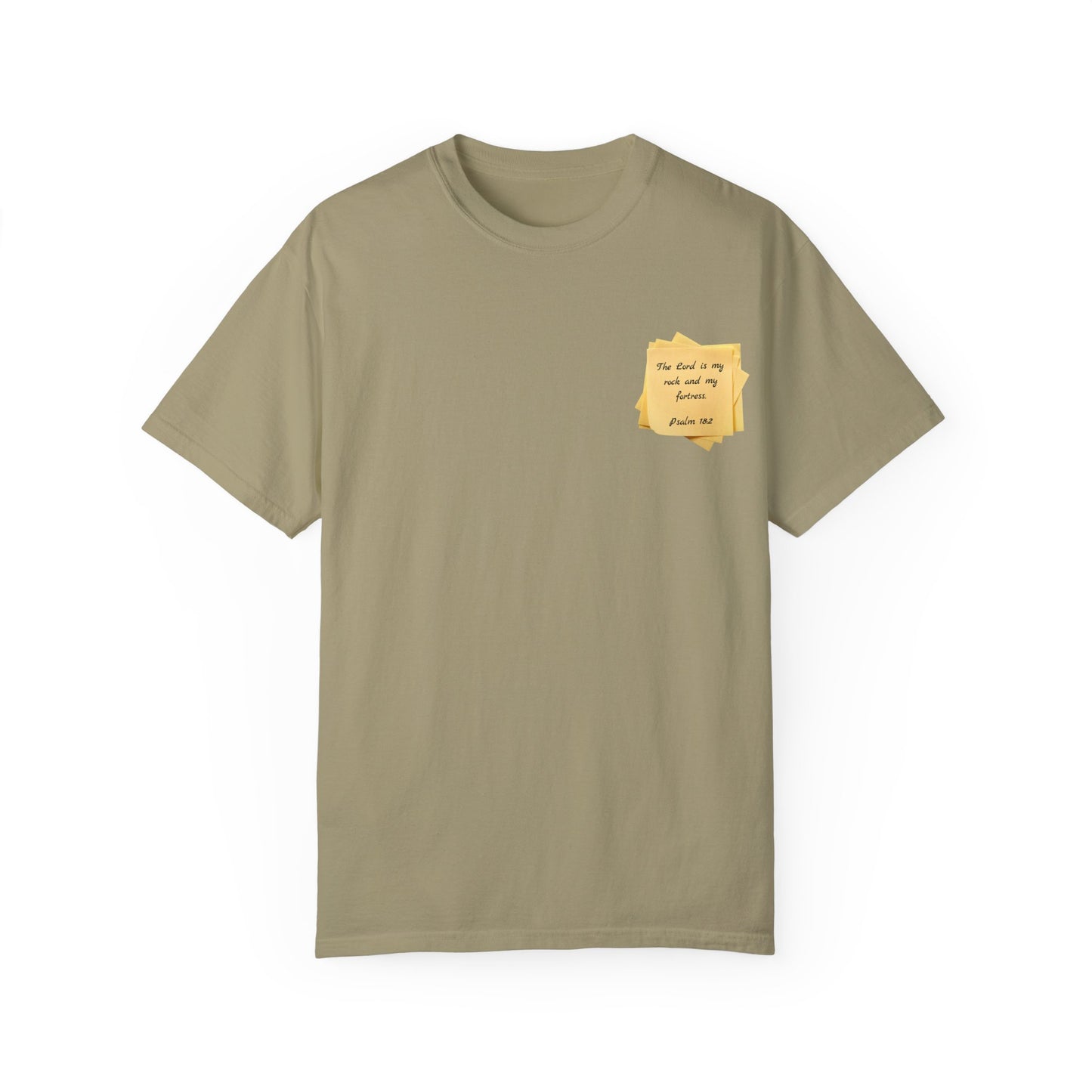 Sticky Note Inspired T-Shirt Psalm 18:2 Unisex Tee