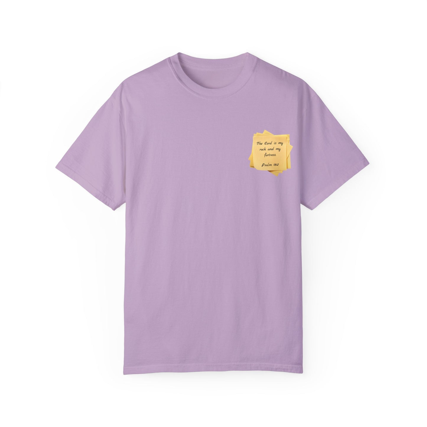 Sticky Note Inspired T-Shirt Psalm 18:2 Unisex Tee