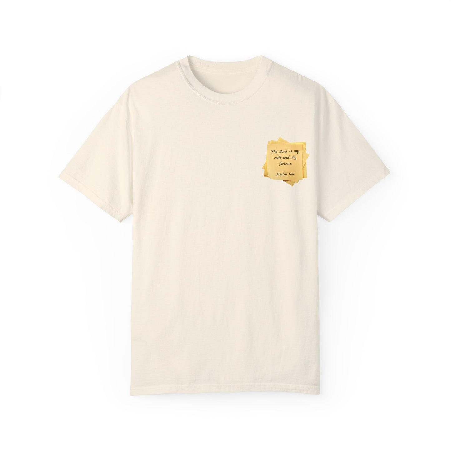 Sticky Note Inspired T-Shirt Psalm 18:2 Unisex Tee