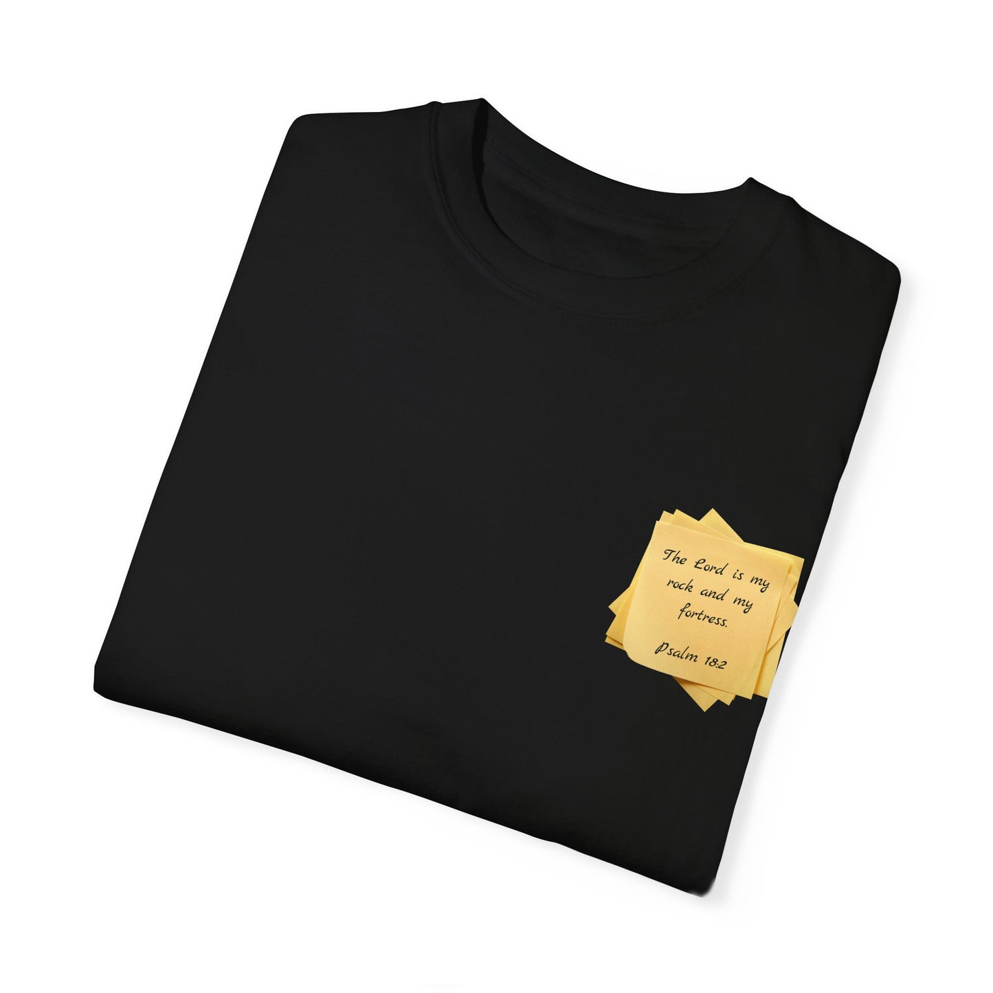 Sticky Note Inspired T-Shirt Psalm 18:2 Unisex Tee