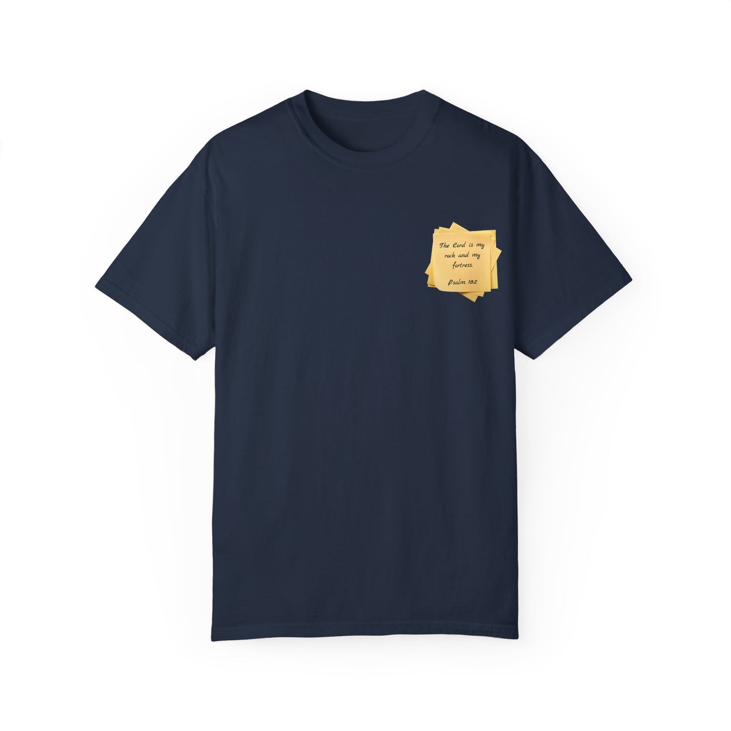 Sticky Note Inspired T-Shirt Psalm 18:2 Unisex Tee
