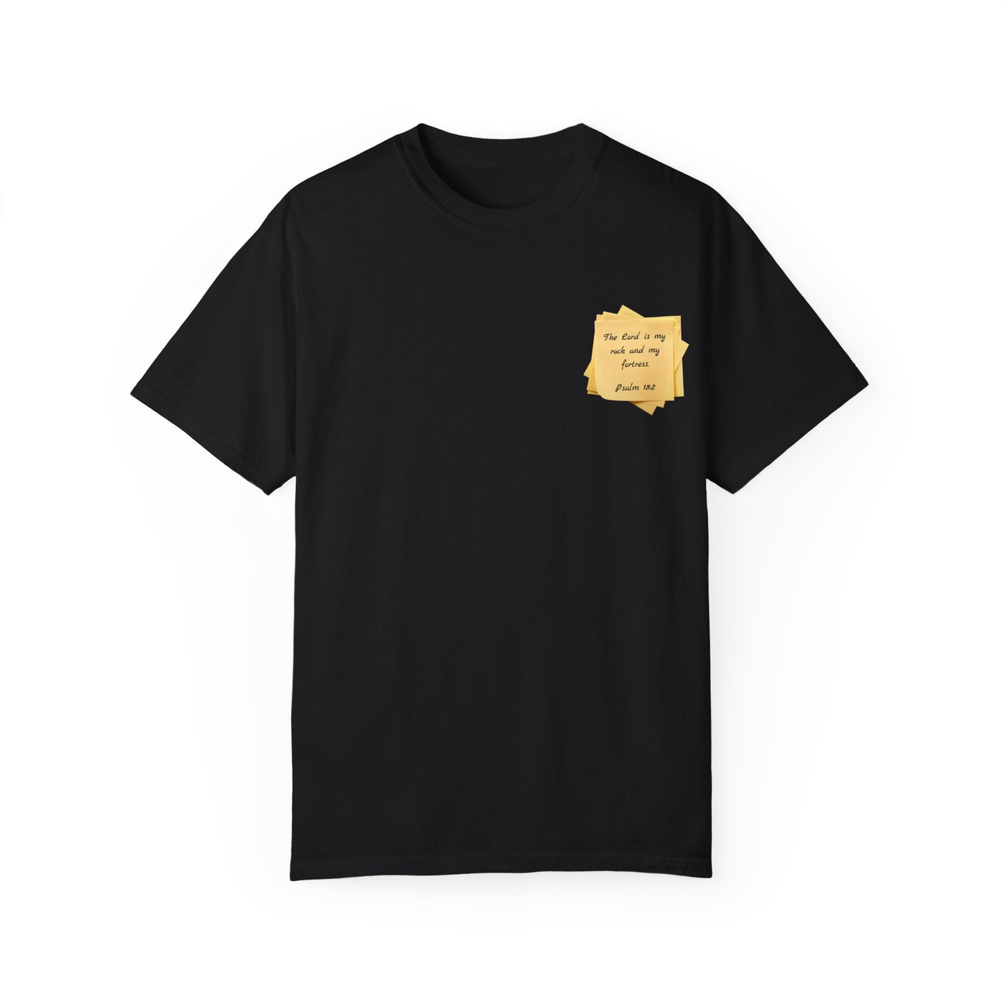 Sticky Note Inspired T-Shirt Psalm 18:2 Unisex Tee