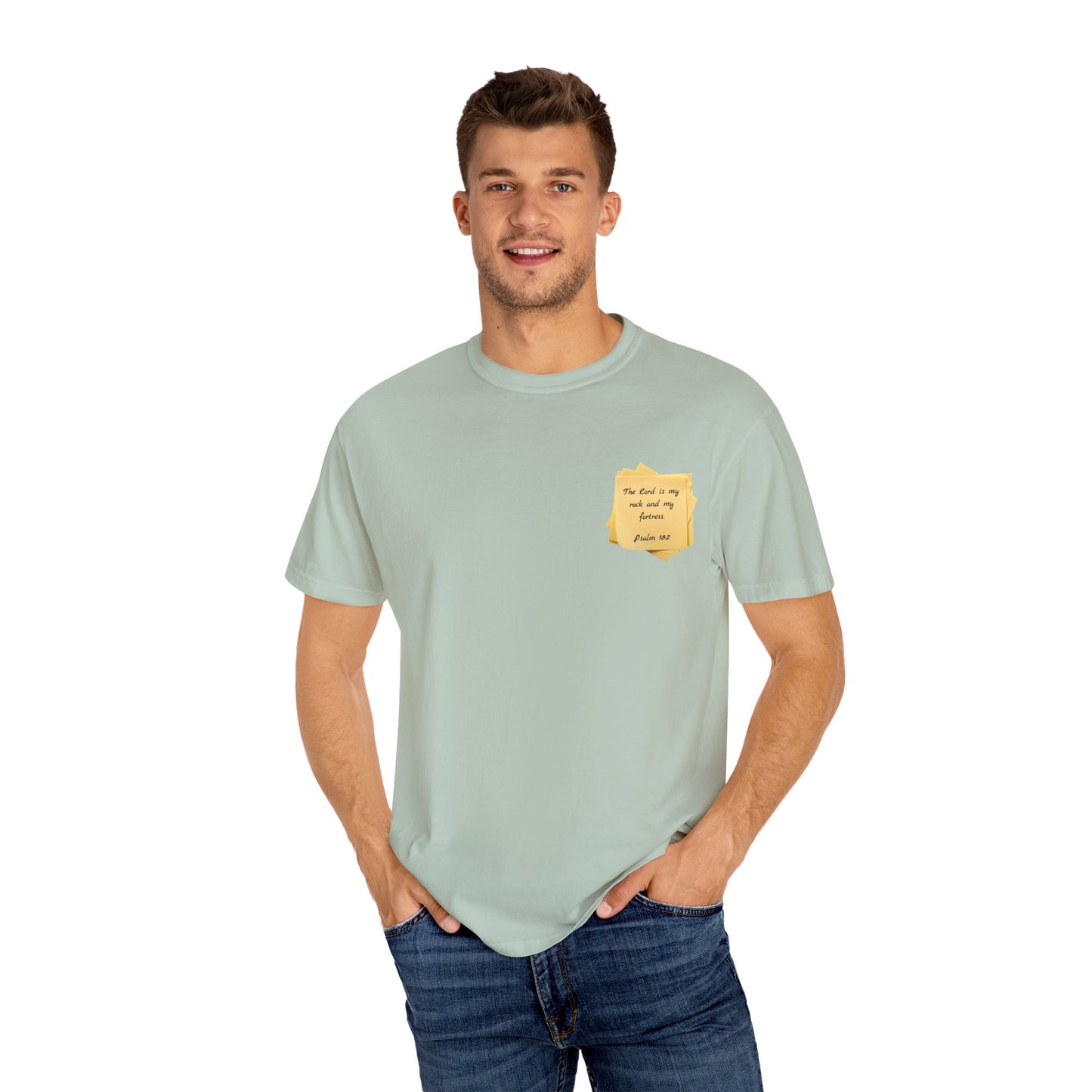 Sticky Note Inspired T-Shirt Psalm 18:2 Unisex Tee