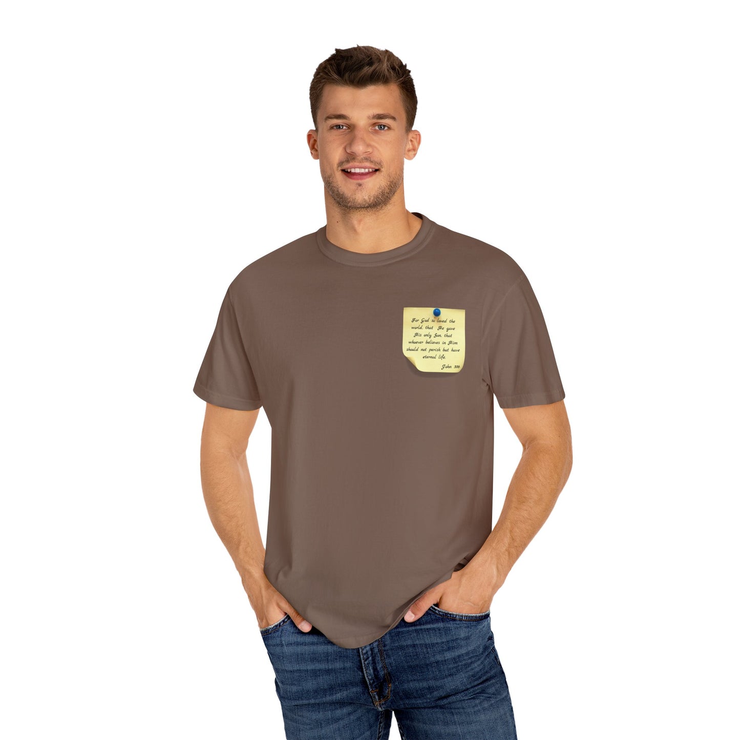Sticky Note Inspired T-Shirt John 3:16 Unisex Tee