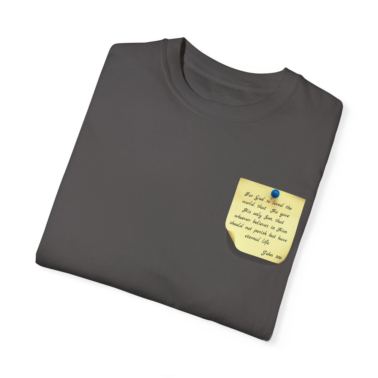 Sticky Note Inspired T-Shirt John 3:16 Unisex Tee
