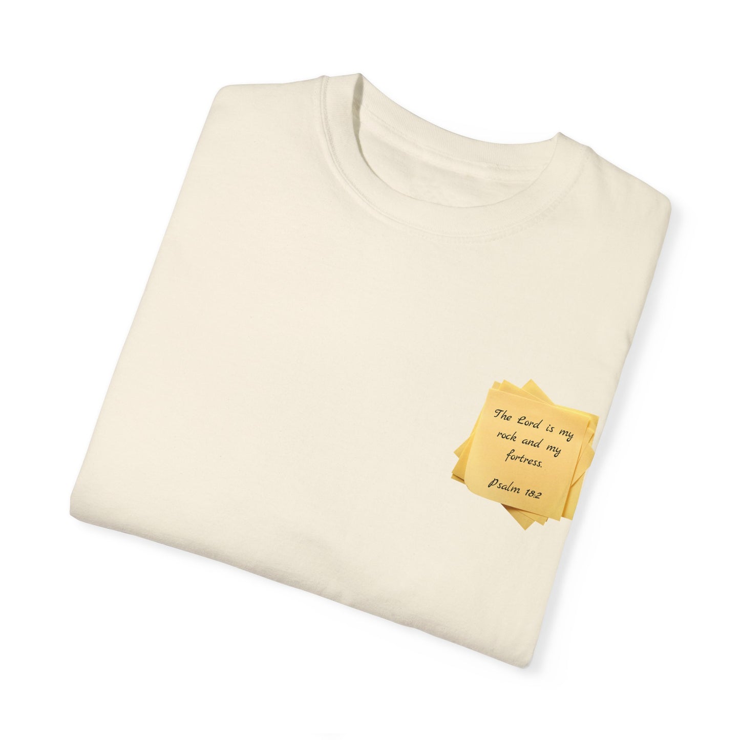 Sticky Note Inspired T-Shirt Psalm 18:2 Unisex Tee